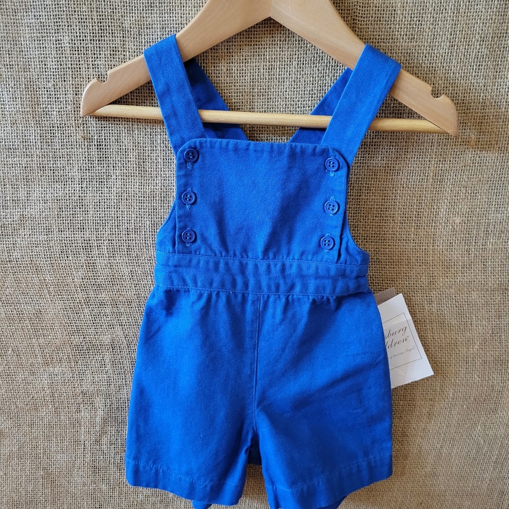 Strasburg Children Royal Blue Shortall - 6m